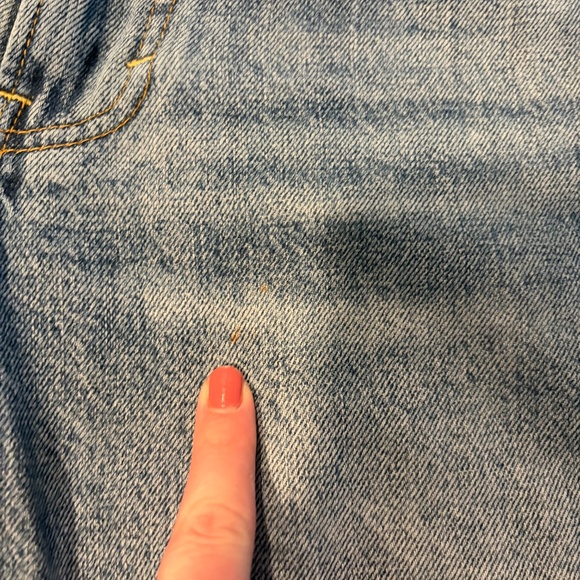 New Lucky Brand Size 6 90s fit Boyfriend Mid Rise Flare Distressed Jeans - Picture 9 of 16